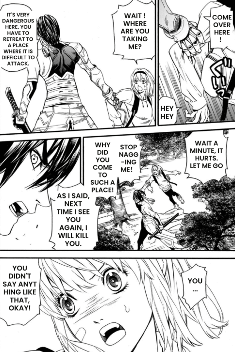 Translated manga