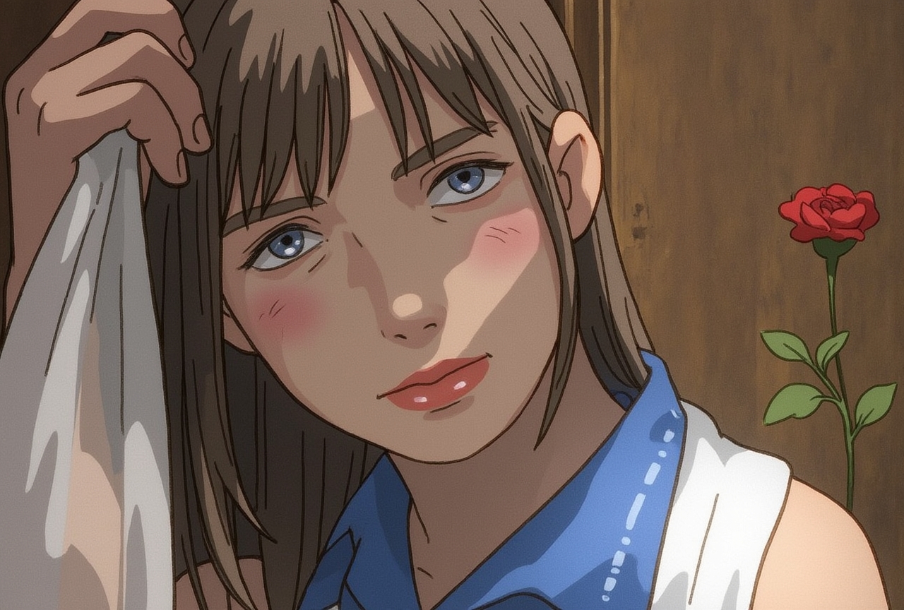 Ghibli style girl